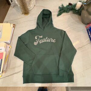 FEATURE Oversized Crystal Hoodie - Green